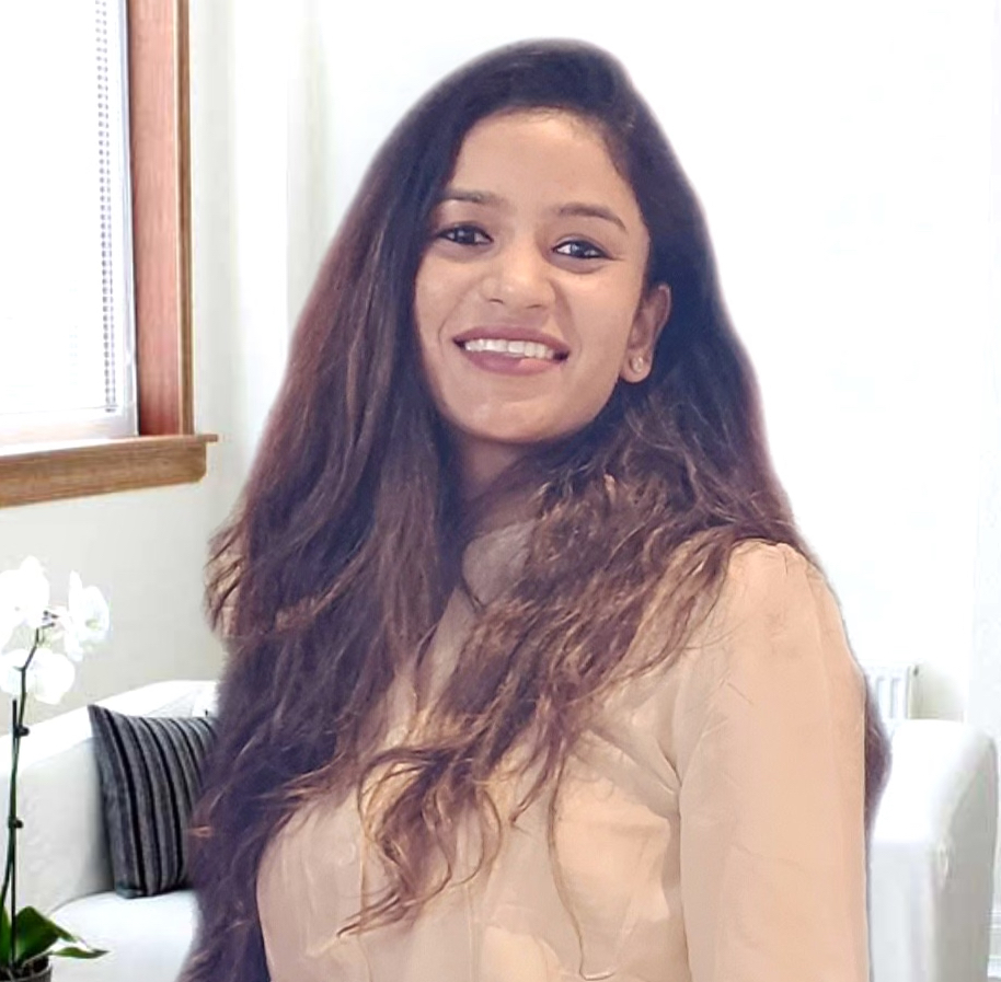 EMDR therapist, Hiral Shah, at Heal Podcast Inc., a trauma clinic in Toronto, Ontario.